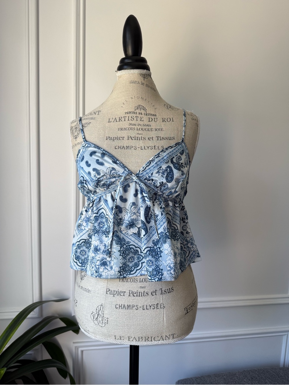 Blue Prints Camisole Top